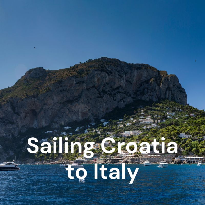 Sailing Croatia to Italy